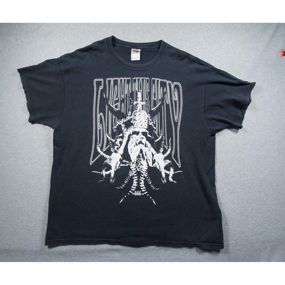 Vintage Light This City Shirt Mens XLarge Black Deathcore Metal Band Tee Grunge